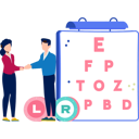 پیش‌نمایش فایل doctors-are-talking-about-the-snellen-chart-11228222 از پک بینایی و چشم‌پزشکی