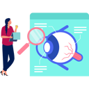 پیش‌نمایش فایل girl-is-looking-at-the-human-eye-ball-11228230 از پک بینایی و چشم‌پزشکی