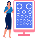 پیش‌نمایش فایل girl-is-showing-eye-testing-chart-11228238 از پک بینایی و چشم‌پزشکی