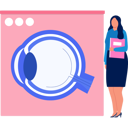 پیش‌نمایش فایل girl-is-showing-eye-view-on-web-page-11228241 از پک بینایی و چشم‌پزشکی