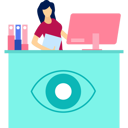 پیش‌نمایش فایل girl-is-standing-in-the-reception-of-eye-clinic-11236570 از پک بینایی و چشم‌پزشکی