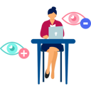 پیش‌نمایش فایل girl-is-using-laptop-for-eye-sight-test-11236556 از پک بینایی و چشم‌پزشکی