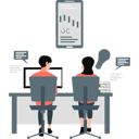 پیش‌نمایش فایل boy-and-girl-working-in-office-11198061 از پک کار شرکتی