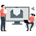 پیش‌نمایش فایل businessman-and-girl-talking-about-mail-11198020 از پک کار شرکتی