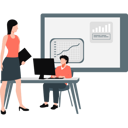 پیش‌نمایش فایل businessman-and-woman-working-on-business-growth-11198074 از پک کار شرکتی