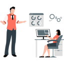 پیش‌نمایش فایل businessman-telling-girl-about-graph-11198047 از پک کار شرکتی