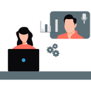پیش‌نمایش فایل girl-making-video-call-on-laptop-11198049 از پک کار شرکتی