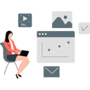 پیش‌نمایش فایل girl-using-laptop-for-finance-graph-11198024 از پک کار شرکتی