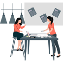 پیش‌نمایش فایل girls-doing-corporate-work-11198002 از پک کار شرکتی