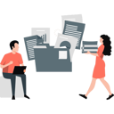 پیش‌نمایش فایل male-employee-and-girl-working-on-documents-in-folder-11198077 از پک کار شرکتی
