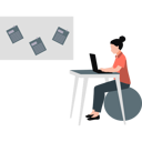 پیش‌نمایش فایل woman-working-on-laptop-11198007 از پک کار شرکتی
