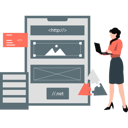 پیش‌نمایش فایل woman-working-on-website-on-laptop-11198014 از پک کار شرکتی
