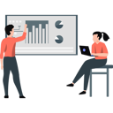 پیش‌نمایش فایل boy-is-explaining-business-graph-to-employee-11236693 از پک امور مالی و سرمایه‌گذاری