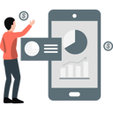 پیش‌نمایش فایل boy-is-pointing-to-the-graph-on-mobile-11236731 از پک امور مالی و سرمایه‌گذاری