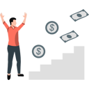 پیش‌نمایش فایل businessman-achieves-financial-growth-11236701 از پک امور مالی و سرمایه‌گذاری