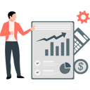 پیش‌نمایش فایل businessman-explains-about-financial-data-11236575 از پک امور مالی و سرمایه‌گذاری