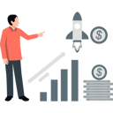پیش‌نمایش فایل businessman-is-making-product-launch-11236586 از پک امور مالی و سرمایه‌گذاری