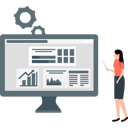 پیش‌نمایش فایل businesswoman-explains-graphical-data-11236716 از پک امور مالی و سرمایه‌گذاری