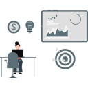 پیش‌نمایش فایل employee-achieves-business-targets-11236726 از پک امور مالی و سرمایه‌گذاری