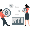 پیش‌نمایش فایل employees-are-working-on-business-analytics-11236600 از پک امور مالی و سرمایه‌گذاری