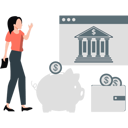 پیش‌نمایش فایل girl-is-looking-at-the-online-banking-11236594 از پک امور مالی و سرمایه‌گذاری