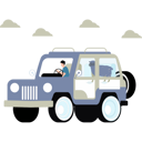 پیش‌نمایش فایل boy-is-going-to-deliver-sheep-on-the-jeep-11347125 از پک عید قربان