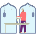 پیش‌نمایش فایل boy-is-putting-food-on-the-table-11347122 از پک عید قربان