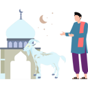 پیش‌نمایش فایل boy-is-selling-a-goat-11347231 از پک عید قربان