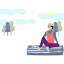 پیش‌نمایش فایل boy-is-sitting-on-a-log-11347126 از پک عید قربان