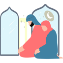 پیش‌نمایش فایل couple-is-praying-11347225 از پک عید قربان
