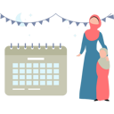 پیش‌نمایش فایل girl-and-child-standing-next-to-a-calendar-11347216 از پک عید قربان