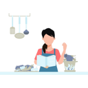 پیش‌نمایش فایل girl-is-reading-a-recipe-book-11347115 از پک عید قربان