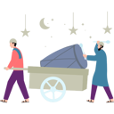 پیش‌نمایش فایل man-is-announcing-eid-by-beating-a-drum-11347227 از پک عید قربان