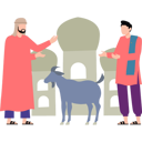 پیش‌نمایش فایل man-is-buying-a-goat-11347209 از پک عید قربان