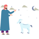 پیش‌نمایش فایل man-is-looking-at-goat-11347193 از پک عید قربان
