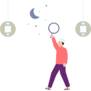 پیش‌نمایش فایل man-is-seeing-eid-moon-11347119 از پک عید قربان