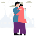 پیش‌نمایش فایل muslims-are-hugging-each-other-11347113 از پک عید قربان