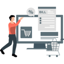 پیش‌نمایش فایل boy-is-checking-online-shopping-billing-11260553 از پک درگاه پرداخت