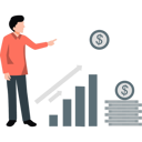 پیش‌نمایش فایل boy-is-pointing-to-the-bar-graph-growth-11260563 از پک درگاه پرداخت