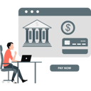 پیش‌نمایش فایل boy-is-working-in-online-banking-on-laptop-11260666 از پک درگاه پرداخت