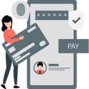 پیش‌نمایش فایل girl-is-holding-a-credit-card-11260636 از پک درگاه پرداخت