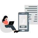 پیش‌نمایش فایل girl-is-paying-online-bill-11260642 از پک درگاه پرداخت