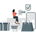 پیش‌نمایش فایل girl-is-shopping-online-11260539 از پک درگاه پرداخت