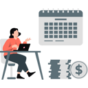 پیش‌نمایش فایل girl-is-working-on-digital-calendar-11260645 از پک درگاه پرداخت