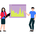 پیش‌نمایش فایل boy-and-girl-are-working-on-analytical-graph-11106273 از پک فضای کار اشتراکی و دورکاری
