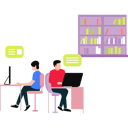 پیش‌نمایش فایل boys-are-discussing-growth-online-11106308 از پک فضای کار اشتراکی و دورکاری
