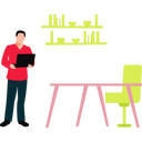 پیش‌نمایش فایل businessman-is-working-on-laptop-11106325 از پک فضای کار اشتراکی و دورکاری
