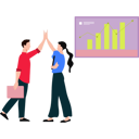 پیش‌نمایش فایل employees-are-happy-while-achieving-business-growth-11106287 از پک فضای کار اشتراکی و دورکاری