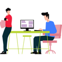 پیش‌نمایش فایل employees-are-working-on-business-data-11106313 از پک فضای کار اشتراکی و دورکاری