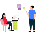 پیش‌نمایش فایل employees-are-working-on-creative-ideas-11106347 از پک فضای کار اشتراکی و دورکاری